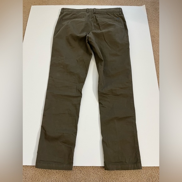 NNO7 No Nationality Marco Classic Chino Pants Greenish Brown Size 32 x 30 - Picture 3 of 13